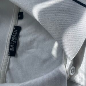 White Balmain polo Top, medium